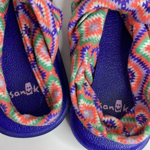 Sanuk flip flops size 4-5 - Picture 2 of 6